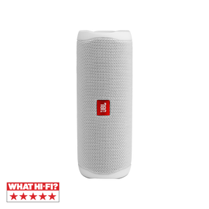 JBL Flip 5 - White - Portable Waterproof Speaker - Hero